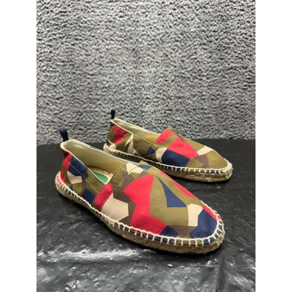 Purificacion Garcia Canvas Slip-On Espadrilles Multicolor Mens Size 42 EU‎